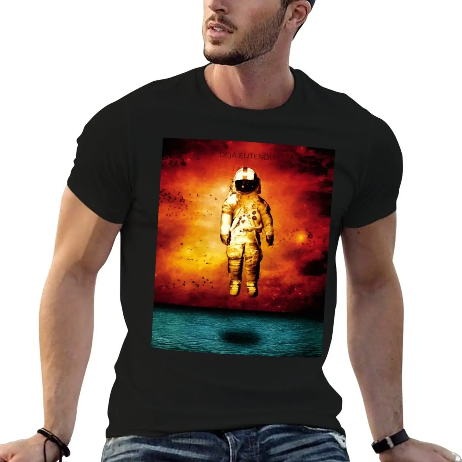 

Deja Entendu album astronaut T-Shirt t shirt man casual t shirts cotton 100% man tshirt T-Shirt
