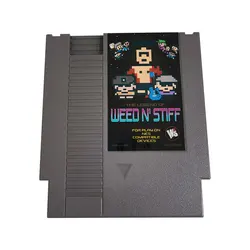 The Legend of Weed N' Stiff-Game Cartridge For Console Single card 72 Pin NTSC and PAL Game Console