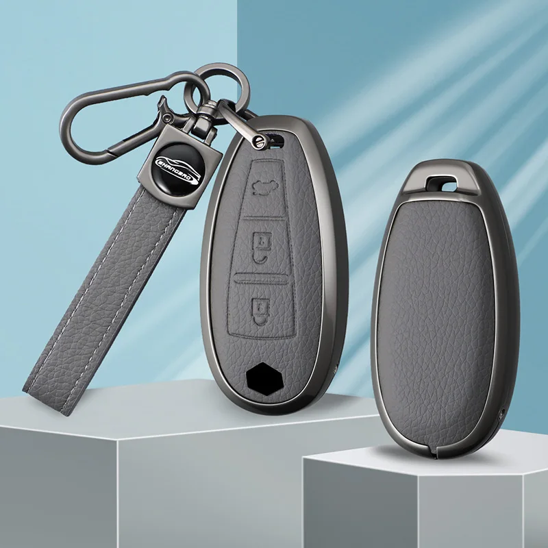 Metal Car Remote Key Case Shell Cover For Suzuki Vitara Swift Ignis Kizashi SX4 Baleno Ertiga Samurai S-Cross Shell Accessories