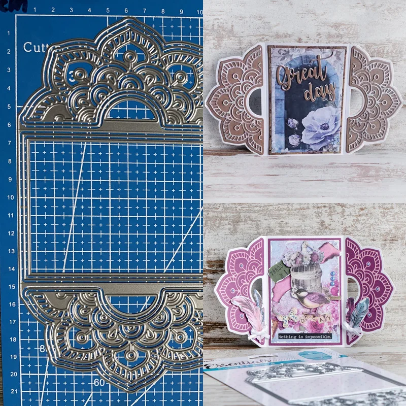 Lucky Goddess Metal Cutting Dies Essentials Frame #8 Diy Scrapbooking Photo Album Decorative Embossing Paper Card Crafts