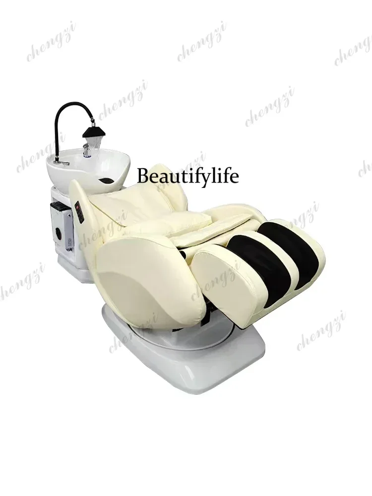 10  Intelligent High-End Electric Massage Rotating Hair Care Chair Multi-Function Put down Head Therapy Massage Hair-Washing Cha