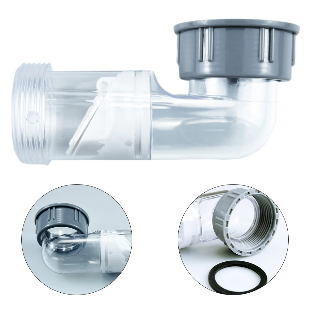 Bathroom Setup 45mm Anti-odor Check Valve Bathroom Valve Sturdy Construction Sturdy Design Bending Head Design
