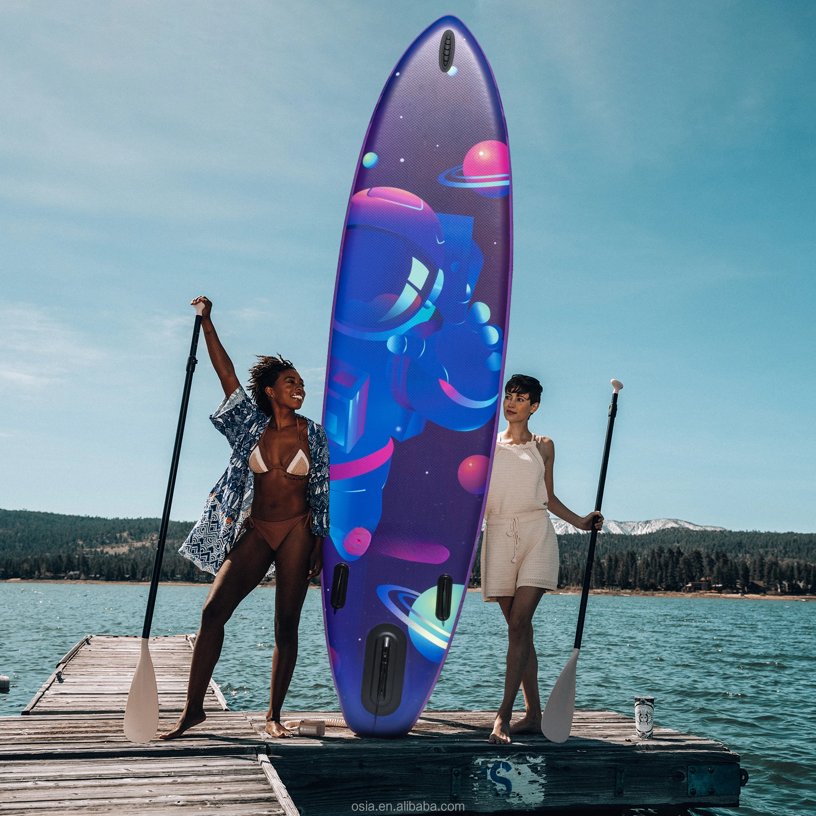 2024 High Quality  new style  ISUP   soft surfboard foldable paddle board for water sports