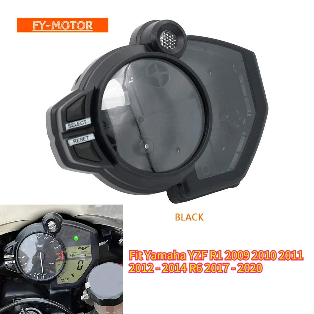 

For Yamaha YZF R1 2009-2014 & YZF R6 2017-2020 Speedometer Instrument Gauge Case Cover, Tachometer Housing