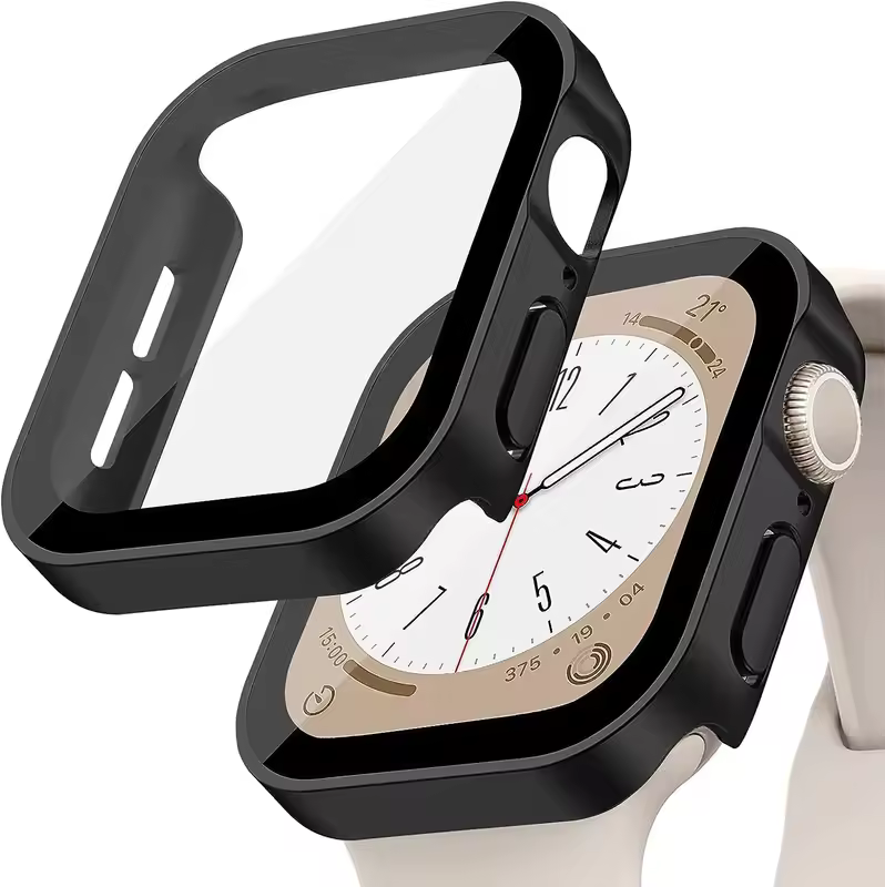 Tempered Glass+Cover For Apple Watch 11 10 9 8 7 46mm 42mm PC Bumper Screen Protector Case iWatch Series 7 6 5 4 SE3 44 40 45mm - Image 21