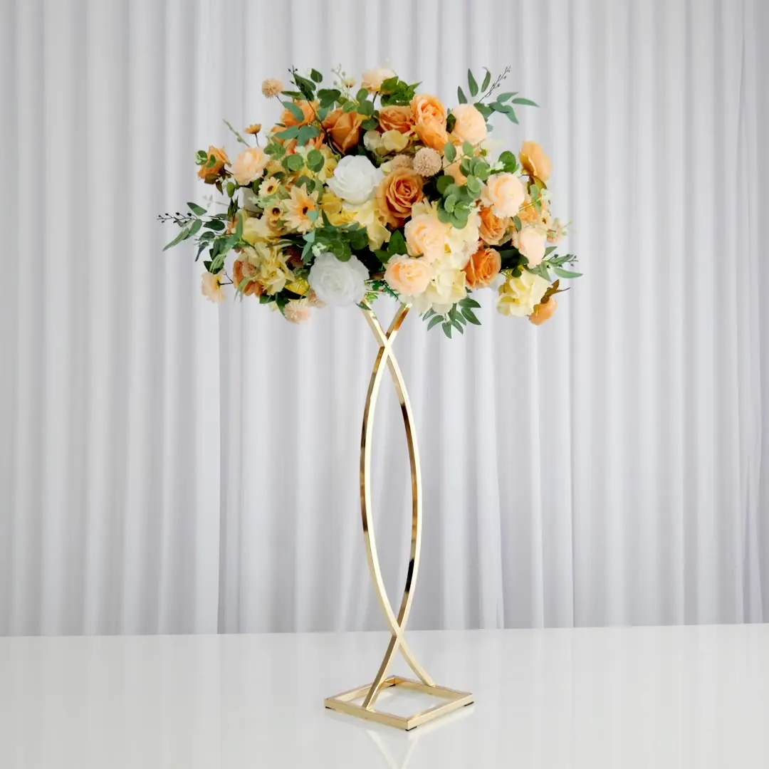 2 Stück Blumenständer aus Metall, 31 Zoll, Hochzeitstisch-Mittelstück, Blumenständer für Veranstaltungen, Partys und Heimdekoration – Detail 4