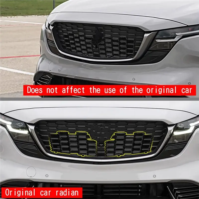 Front Bumper Upper Grille Grill Cover For Mazda CX-5 CX5 2026 Exterior Accessories Trim