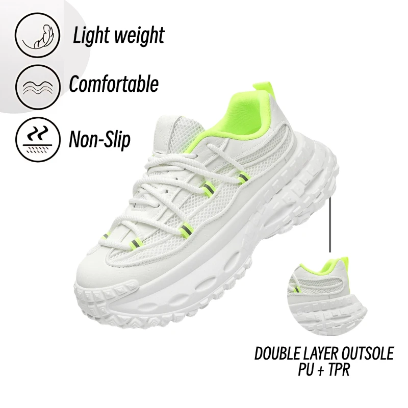 

Men's Breathable Casual Sports Shoes Fashionable Running Tennis Footwear Luxury Comfortable Sneakers