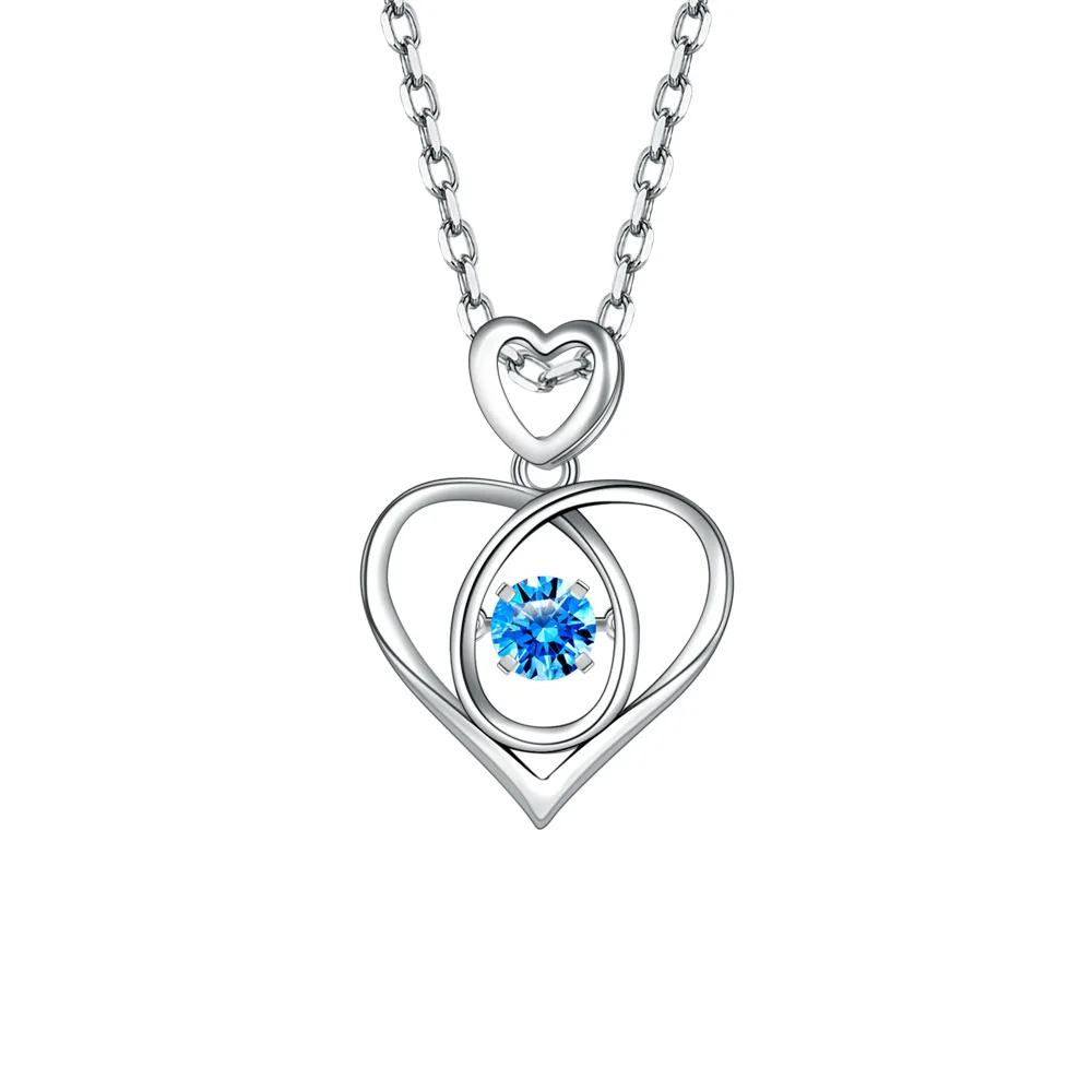 

925 Silver Necklace Zircom for Women 18k Gold Plated Jewelry Pendant SterlingSilver Birthday Party Gift Jewelry Gift New N569514