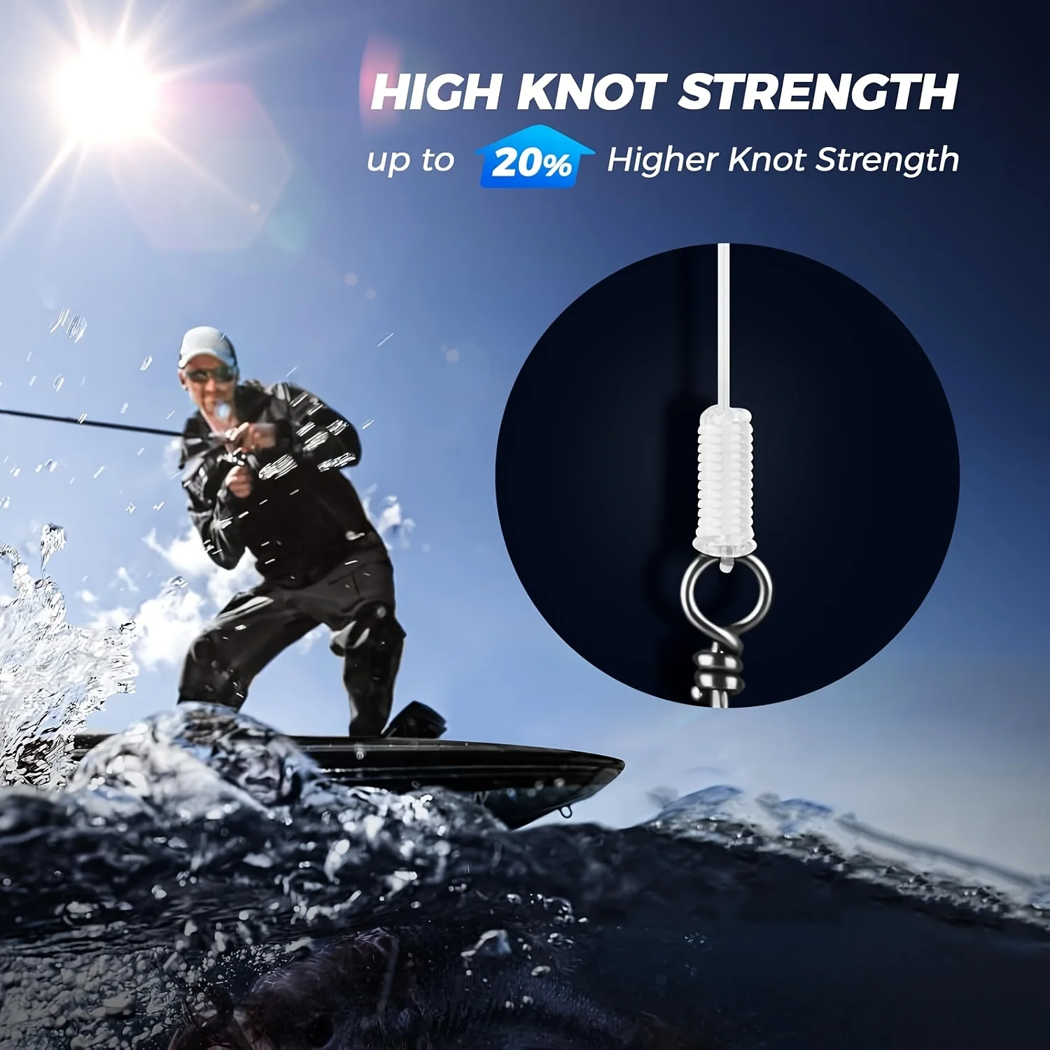 50M 100% Fluorocarbon Fishing Line Leader line for Braid Fishing Line Japan Quality, Durable Fishing Equipment