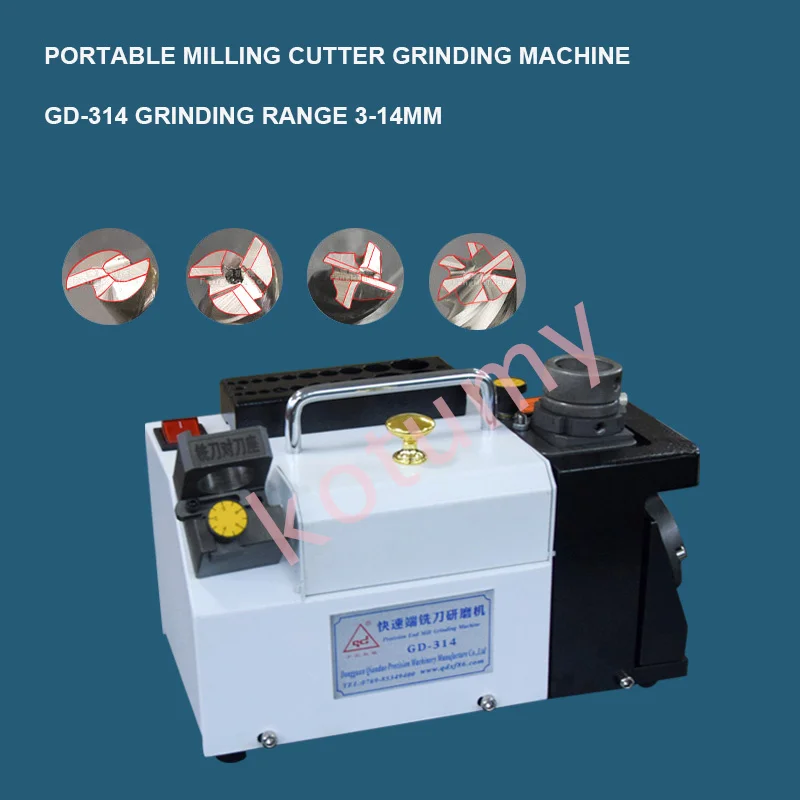 GD-320 Electric Milling Cutter Grinder Drill Sharpener Sharpening Machine Drill Bit Grinding Machine 220V 4500rpm Φ3~Φ20mm