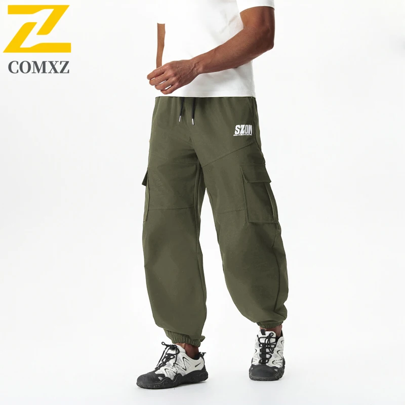 Men Casual Pants Summer Trend Korean Version Fashionable Daily Commuting Harem Pants Big Size Street Versatile Teenage Men Pants