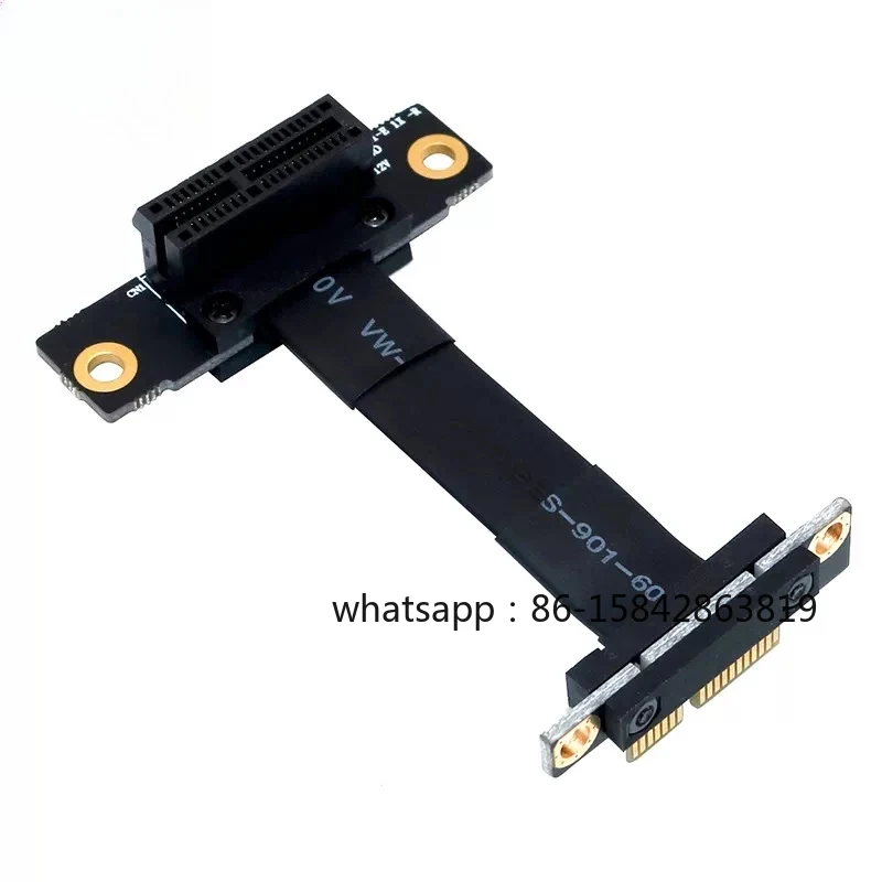 PCIE Extension Cable Small Slot PCI-E 3.0 Adapter Cable Internet Cafe PXE Diskless Network Interface Card X1 To X1 Long 20CM
