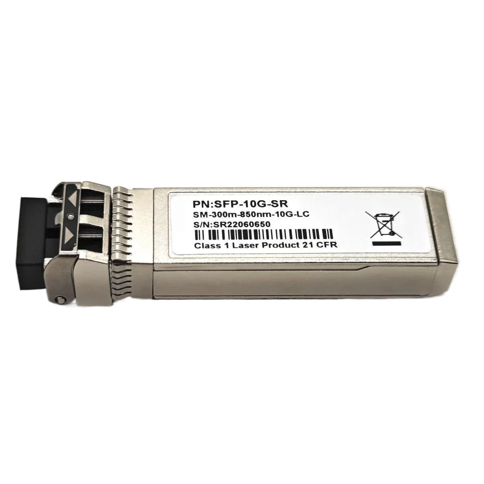 10G Multimode SFP+ LC Module, 10GBase-SR Fiber Transceiver for Cisco SFP-10G-SR, Mikrotik S+85DLC03D, Ubiquiti MMF 850nm 300m