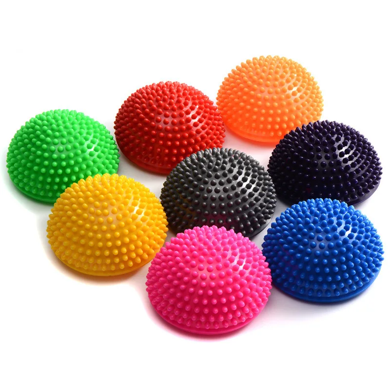 Training Equipment Semi-round Ball Massage Mat Balance Training Ball Touch Ball Durian Ball Massage Yoga Tool