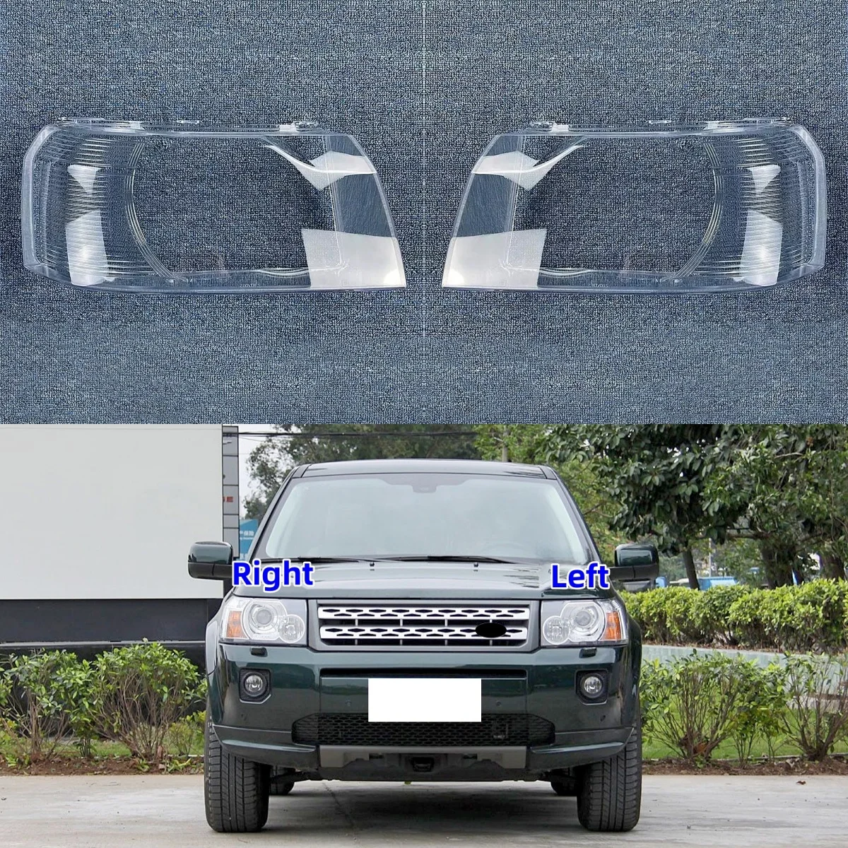 For Land Rover Freelander 2 2007 2008 2009 2010 2011 2012 Front Headlight Lens Cover Lampshade Headlamp Light shade Lamp Shell