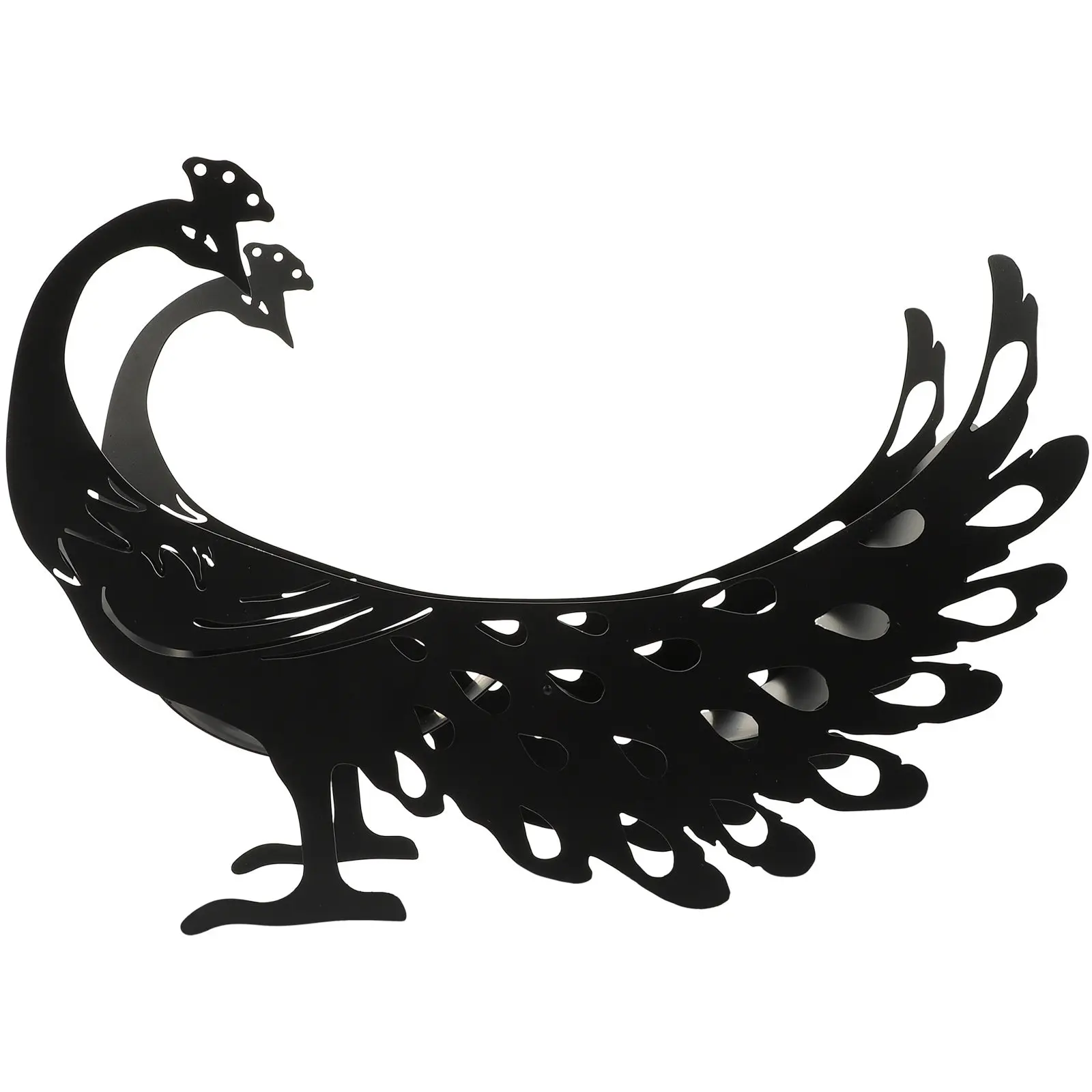 

Metal Peacock Roll Paper Holder Iron Standing Tissue Rack Bathroom Kitchen Paper Towel Storage Animal Shaped Holder