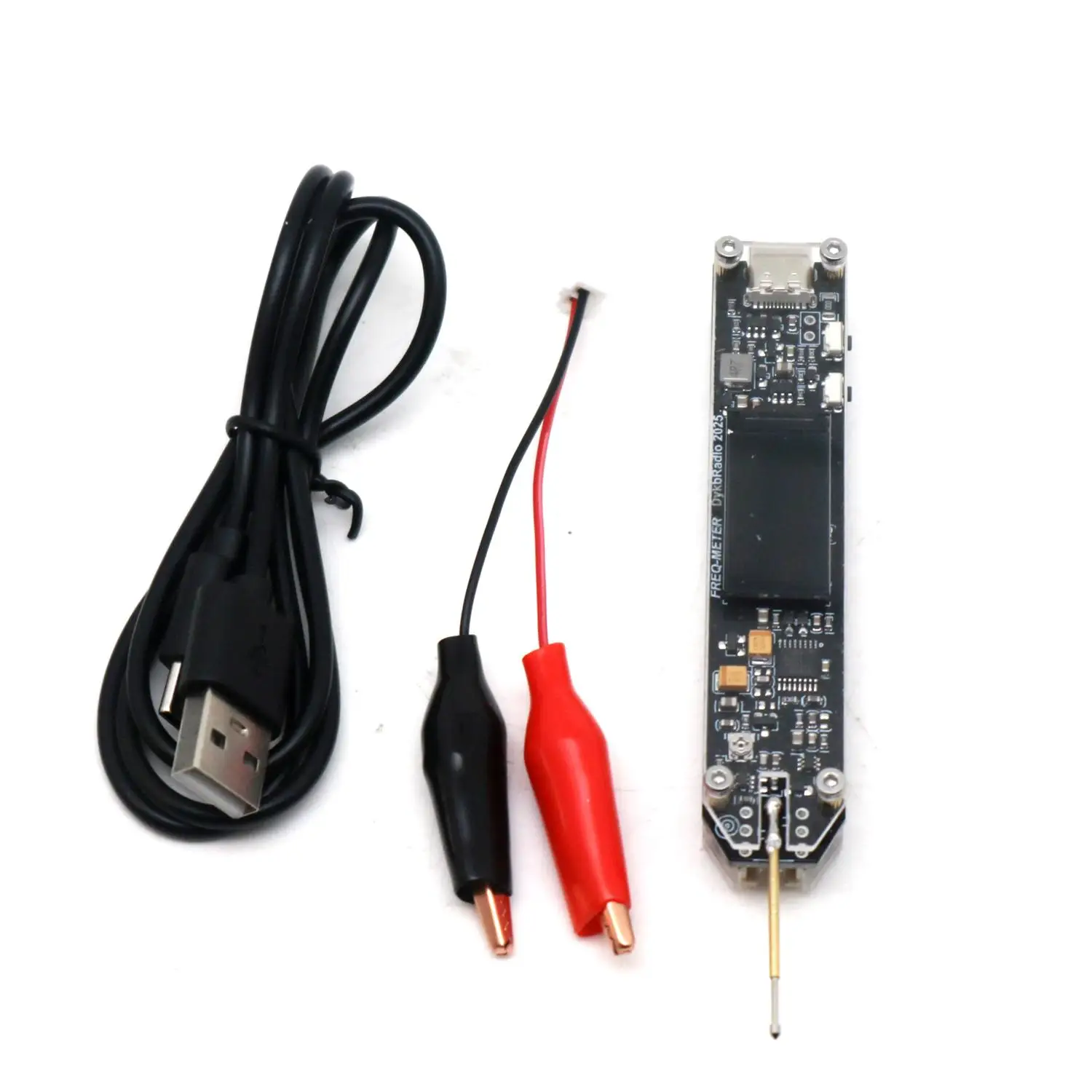 DYKB Pen Frequency Meter 5Hz-100MHz High-Precision Frequency Counter Volt Detection PWM Output RF Measurement Radio Tester Tool
