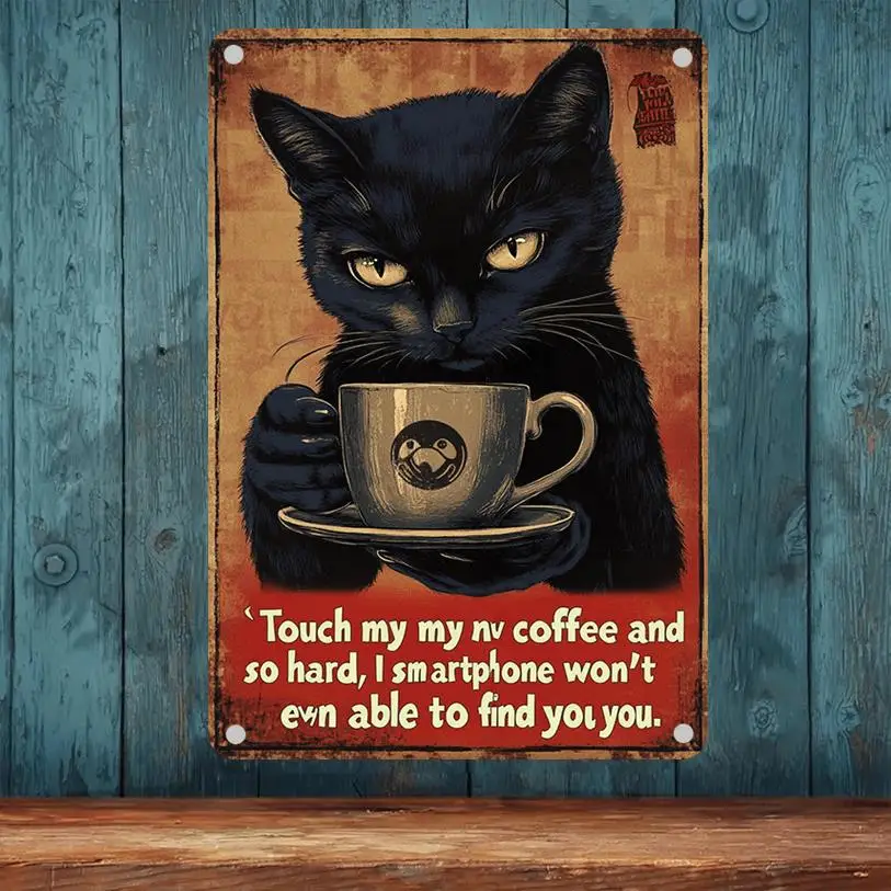 Vintage Humor Metal Tin Sign - 