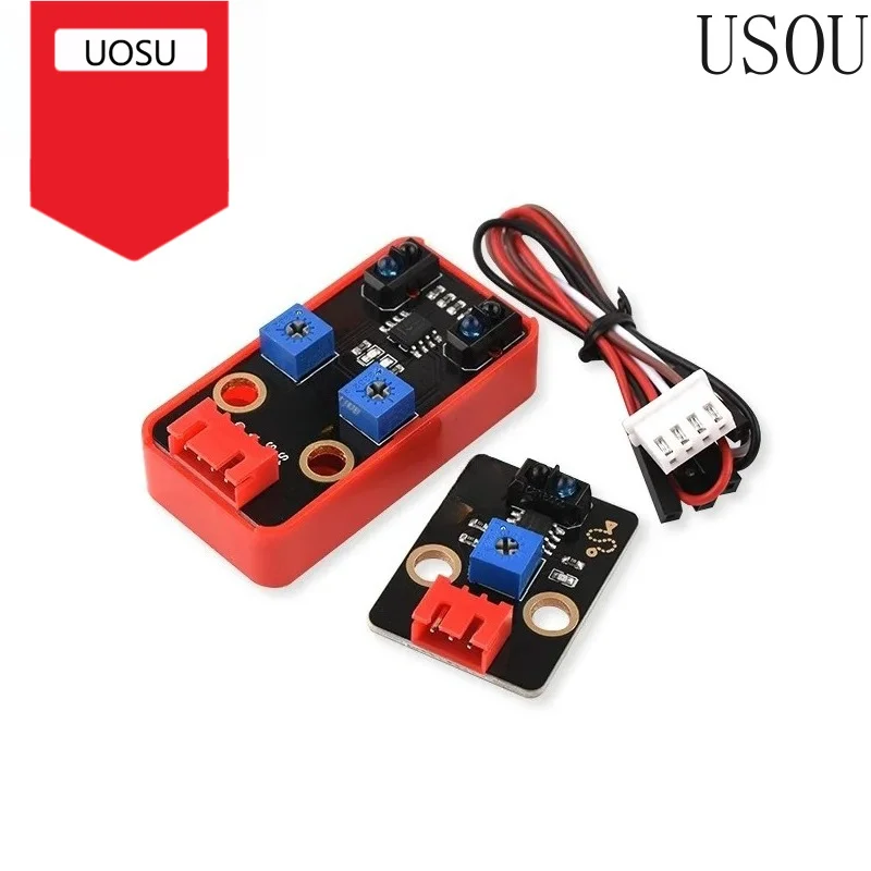 TCRT5000 Single/Dual Channel Line Tracking Sensor Module, Smart Car Accessory, Compatible with Arduino & LEGO
