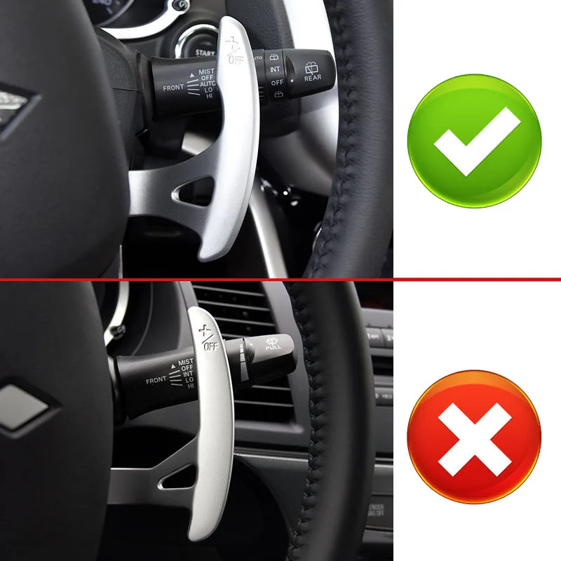 Für Mitsubishi ASX Outlander Lancer Eclipse Cross Lancer Auto Lenkrad Schaltwippe Verlängern Direct Gear Paddle Verlängerung Sti – Detail 2