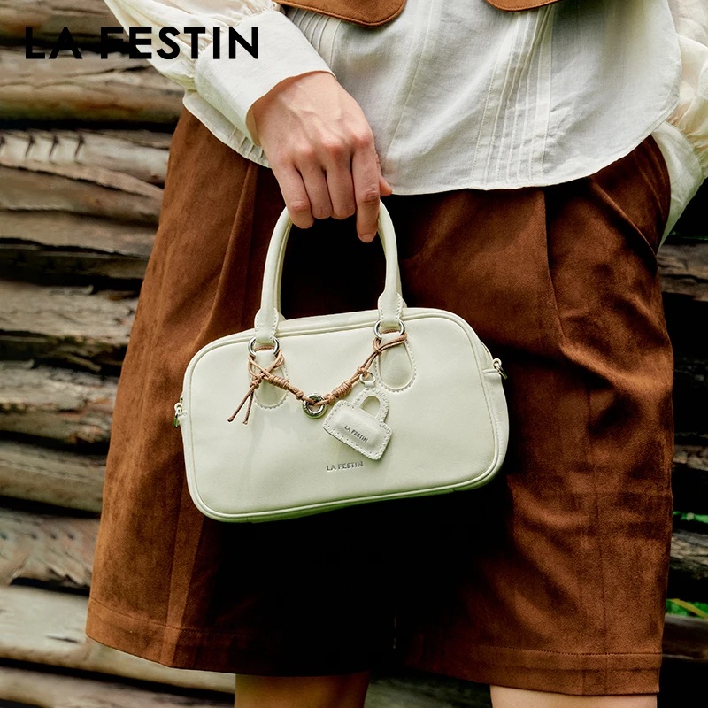 

LA FESTIN Original Handbag Women 2025 New Fashion Design Leather Shoulder Bag Luxury Brand Bag Female Crossbody Bag