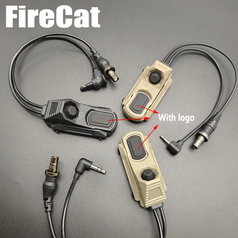 Tactical AXON UNIT Dual Function Mod Button Pressure Remote Switch SF/2.5/3.5/DC PLUG Surefir M300 M600 PEQ NGAL Scout Light