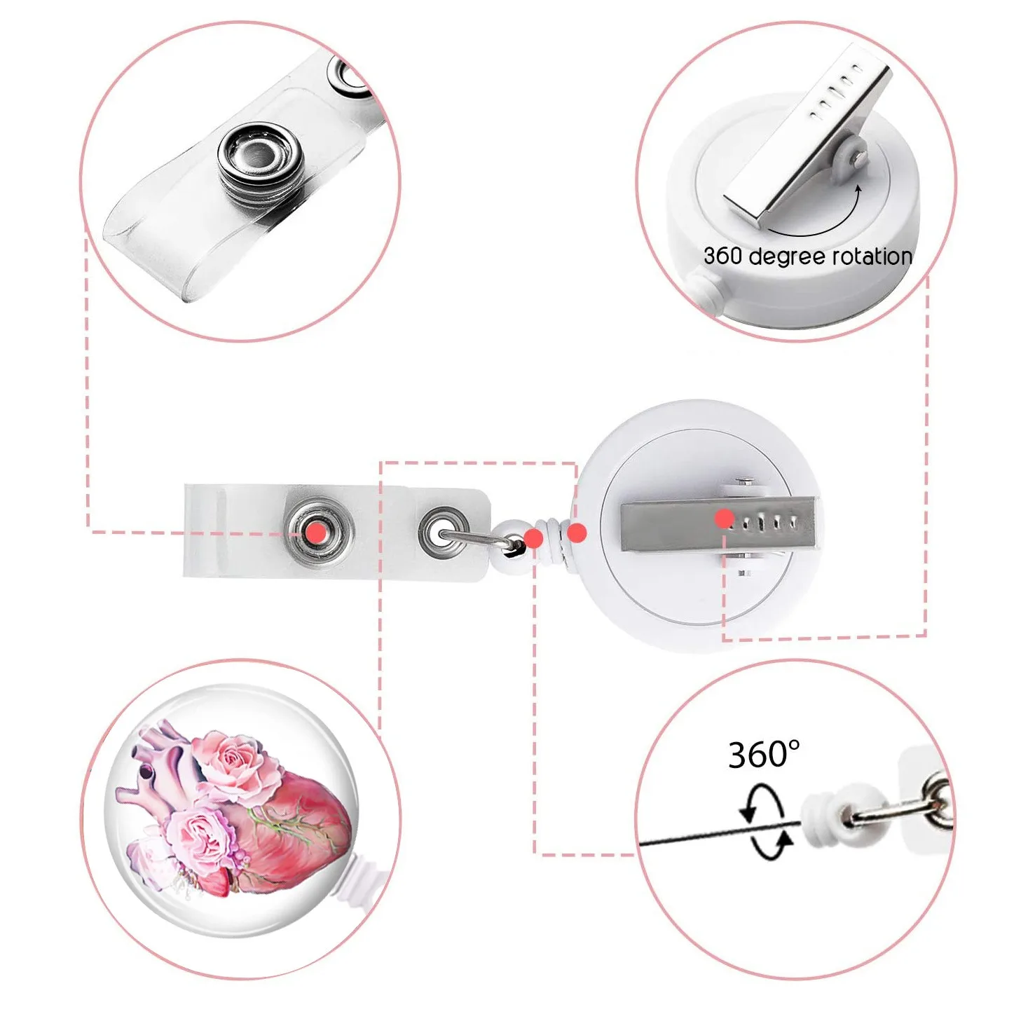 Держатель бейджа с пряжкой из АБС-пластика, крючок для ремешка для офисного использования, значки для конференций, пропуск для мероприятий