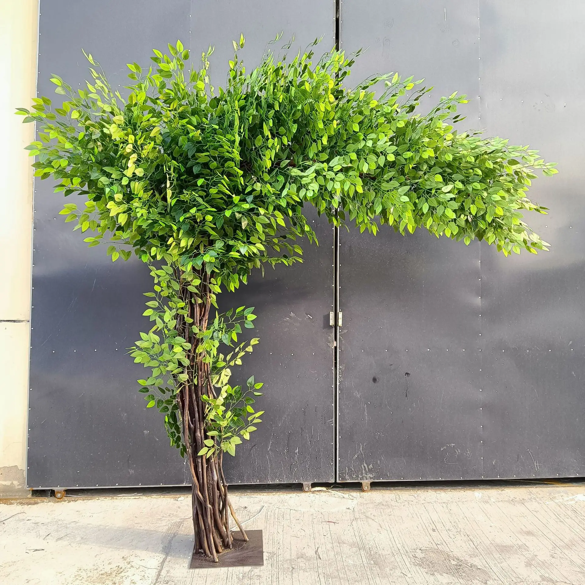Simulation tree simulation plant banyan tree large interior decoration handmade fake flower living room ornament