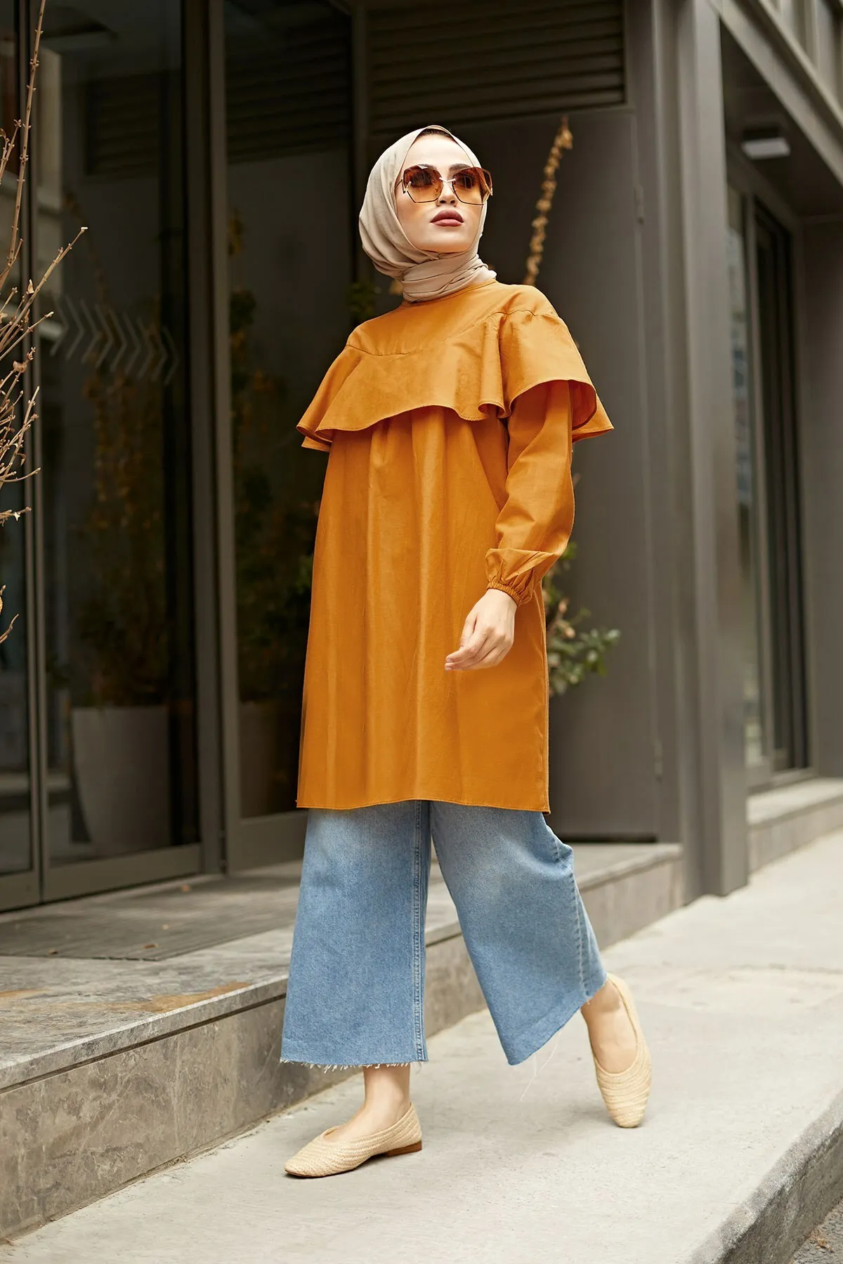 MDI Elizabeth Tunic-Mustard