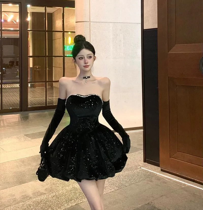 Robes d'été en lin rose pour femmes, smockage de pétales, volants, taille basse, robes d'été fluides, nouveau Style chinois, respirant, coupe douce