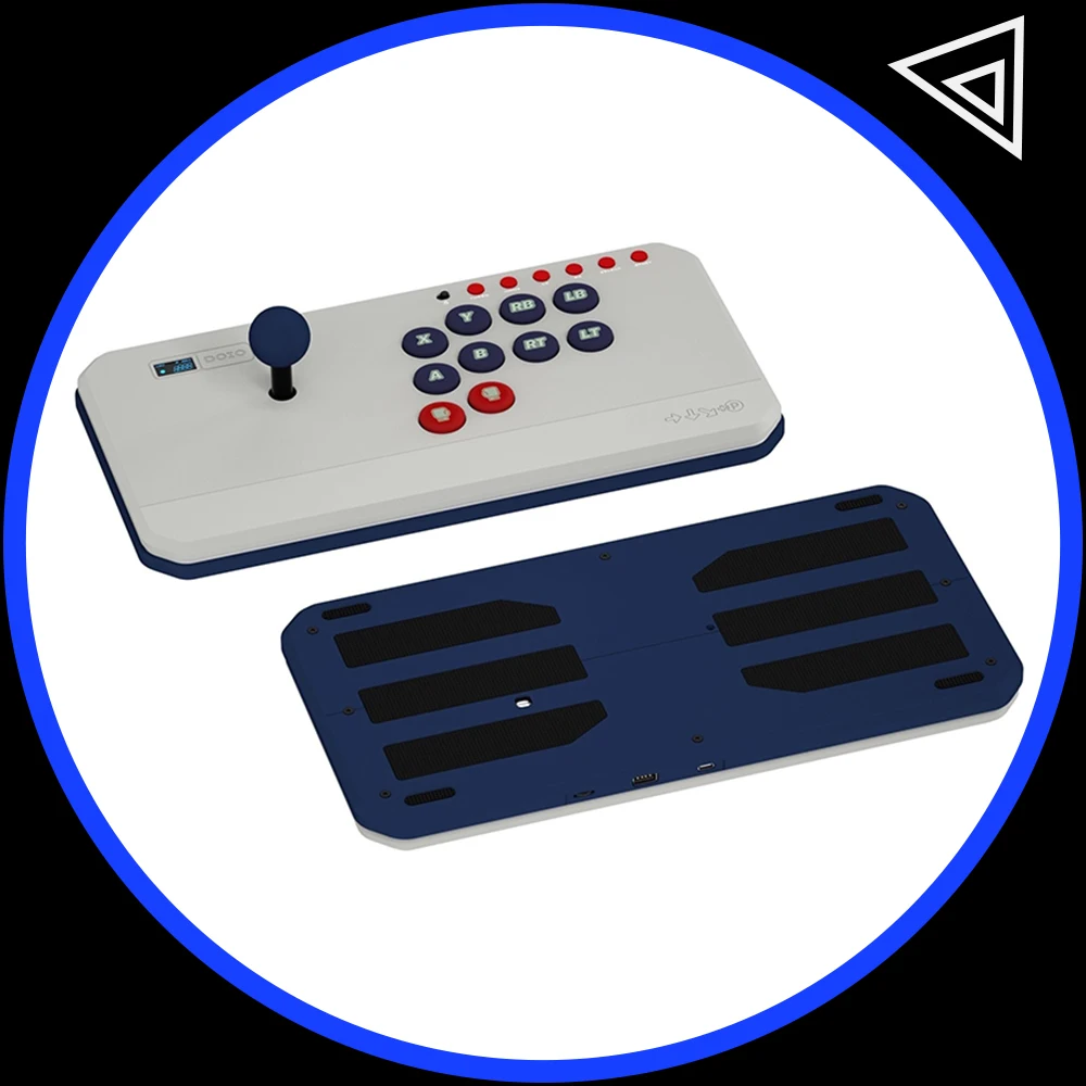 

DOIO KBGM-H08D Механическая клавиатура VLX из алюминиевого сплава Рокер Аркадная боевая геймерская клавиатура HITBOX для PS5 Switch PC Steam NS2