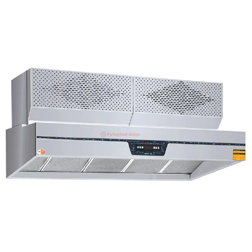 Sistema di ventilazione per purificatore d'aria da cucina commerciale all-in-one Rimozione degli odori di fumo ad alta efficienza