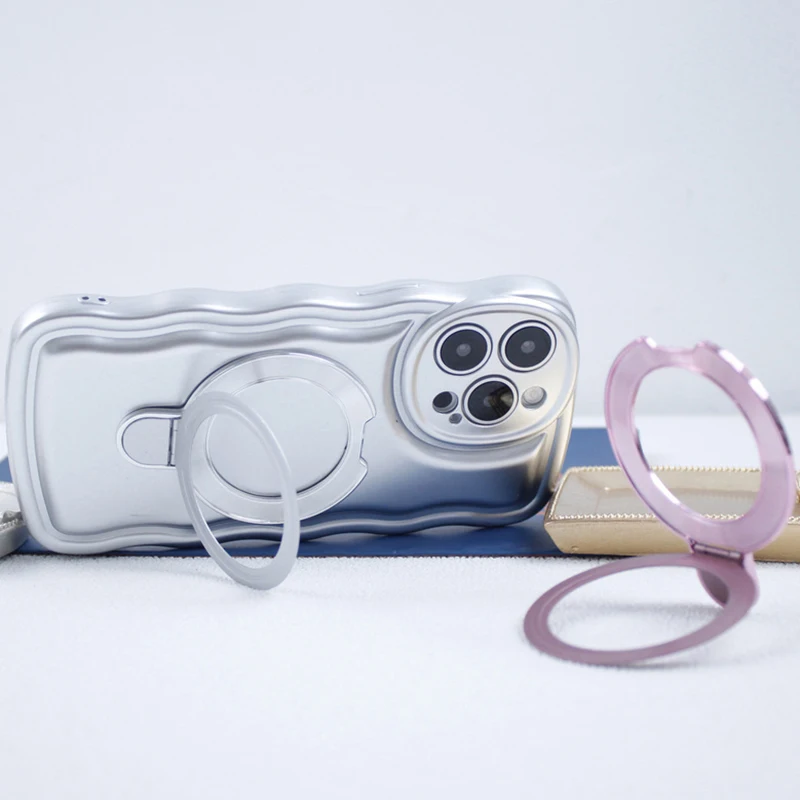 2.5MM For Magsafe Ultra-thin Magnetic Ring Kickstand Mobile Phone Holder Stand Metal Magnet Ring Buckle Bracket For Iphone