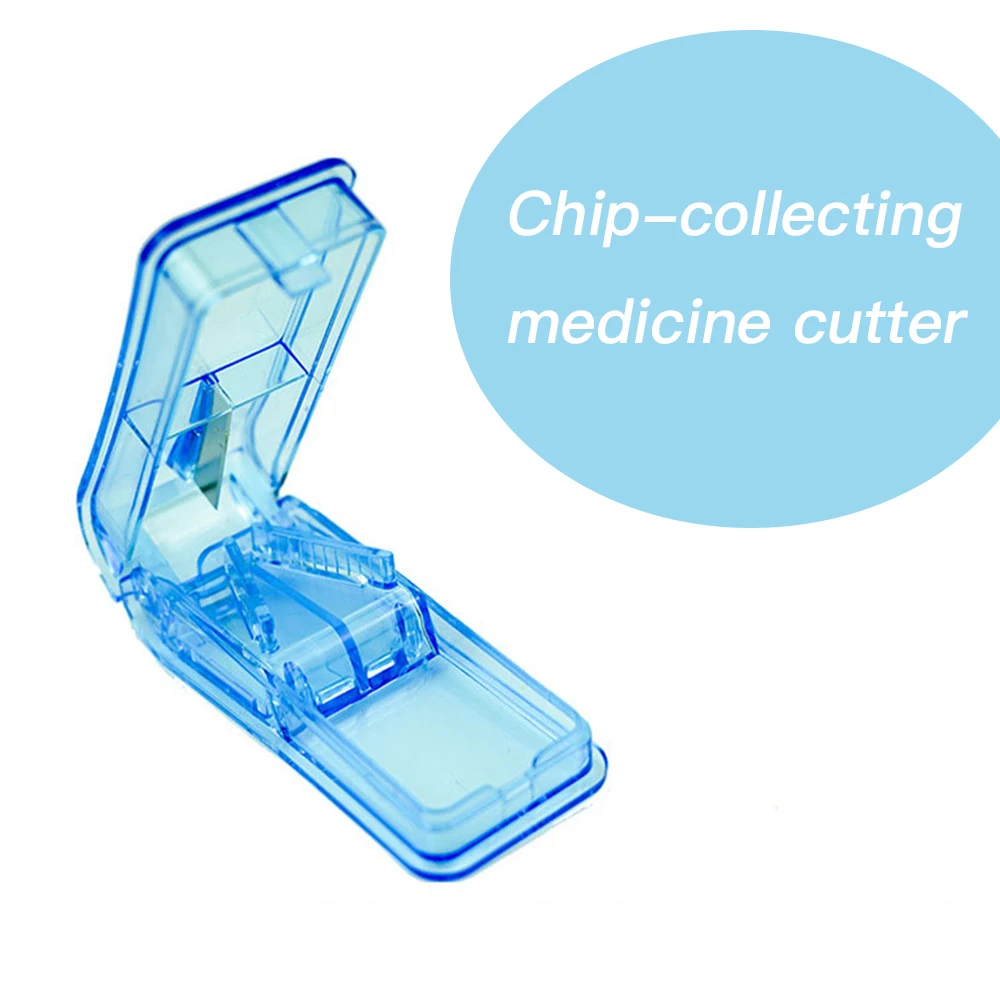 1pcs Portable Pill Cutter Splitter Divide Medicine Storage Tablet Splitters Cut Slicer Home Pill Cases Dispenser Pill Box