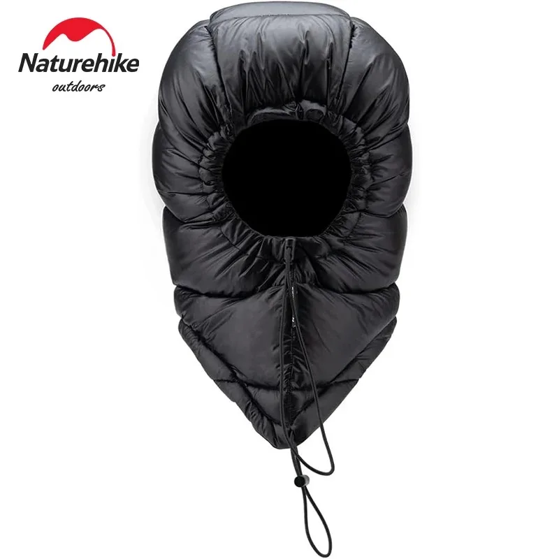 

Naturehike 2026 Новая зимняя теплая шапка из гусиного пуха, водонепроницаемая, ультралегкая, складная, портативная, регулируемая, для активного отдыха и кемпинга