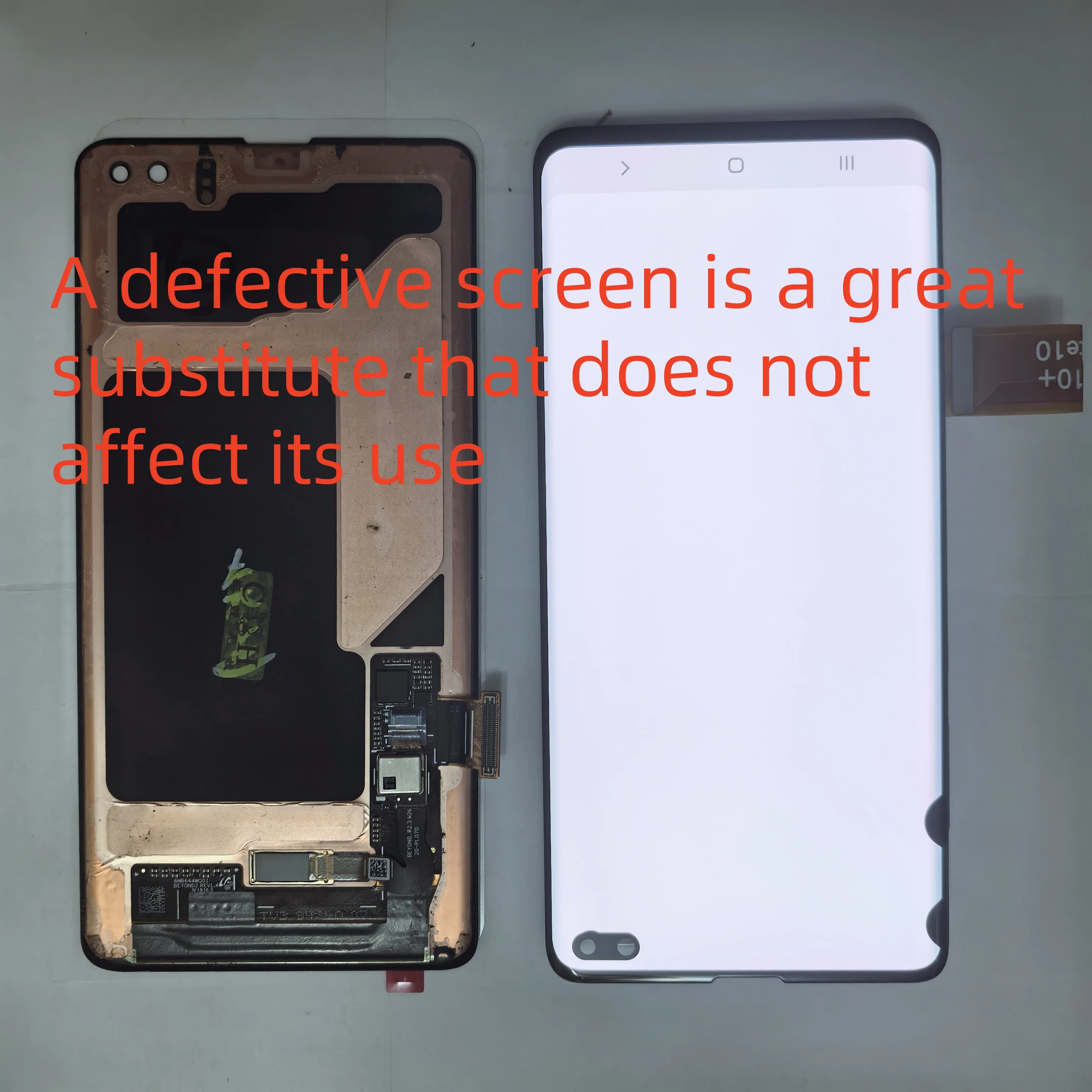 Super AMOLED LCD With defect dot  for Samsung Galaxy S10 plus g9750 g975f/DS g975u LCD display touch screen digitizer Assembly