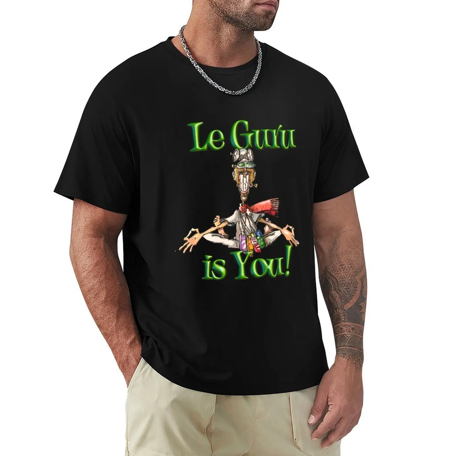 

Le Guru is You! T-Shirt Casual Lightweight Short Sleeve Top