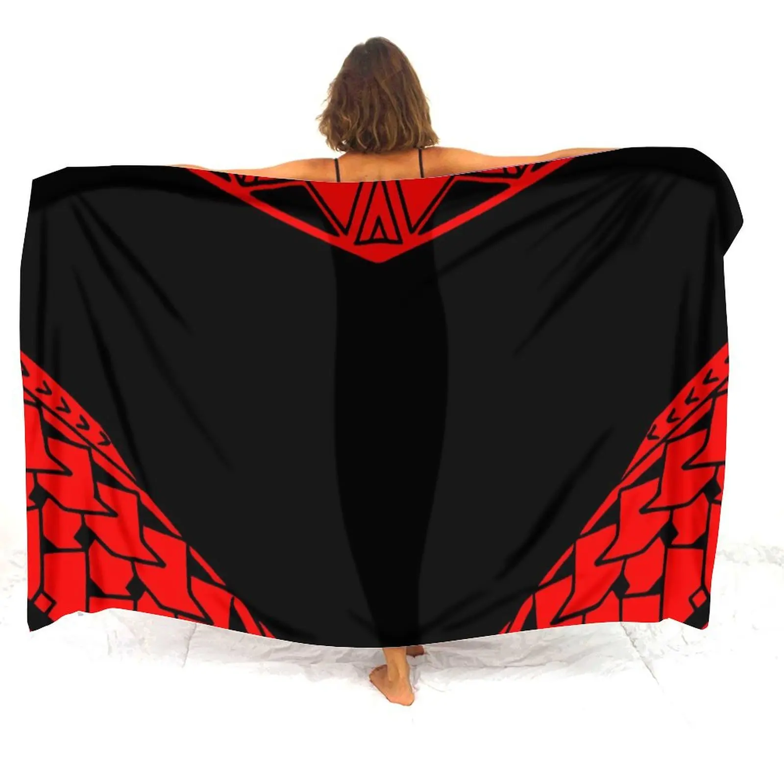 

Настраиваемый полинезийский саронг, женское платье-саронг, ветрозащитная шаль, солнцезащитная шаль, доступна в нескольких размерах