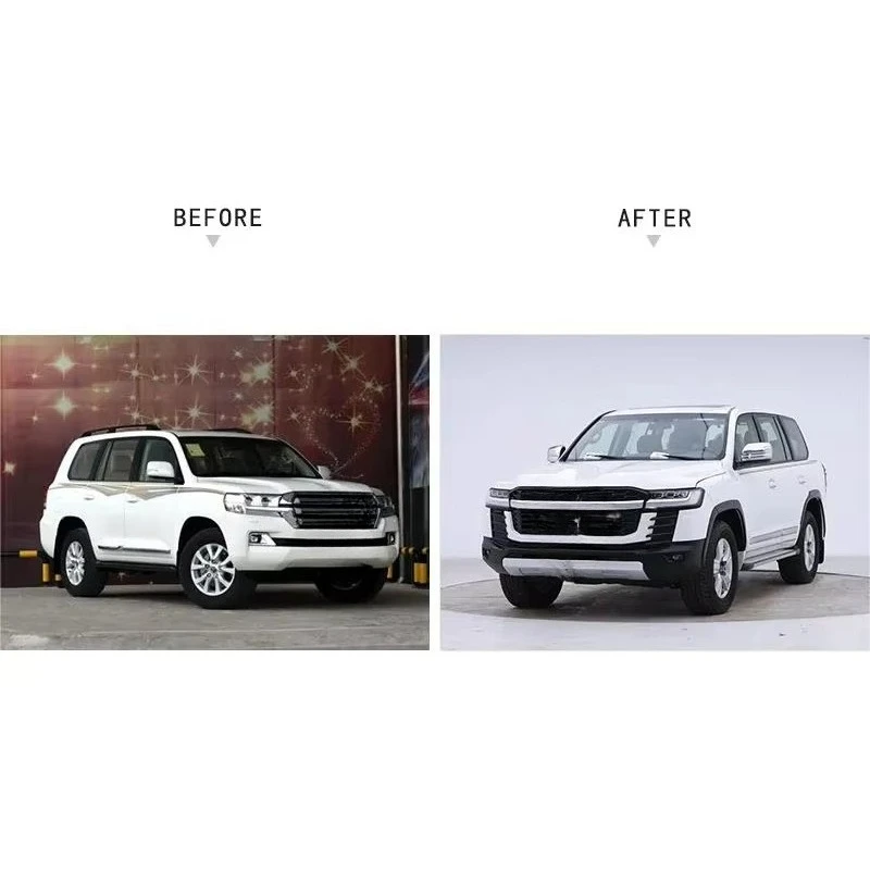 

Car Accessories High Quality Body Kit For Land Cruiser LC200 Upgrade LC300 GR Style With Bumper Front Bumper Headlights Tailligh