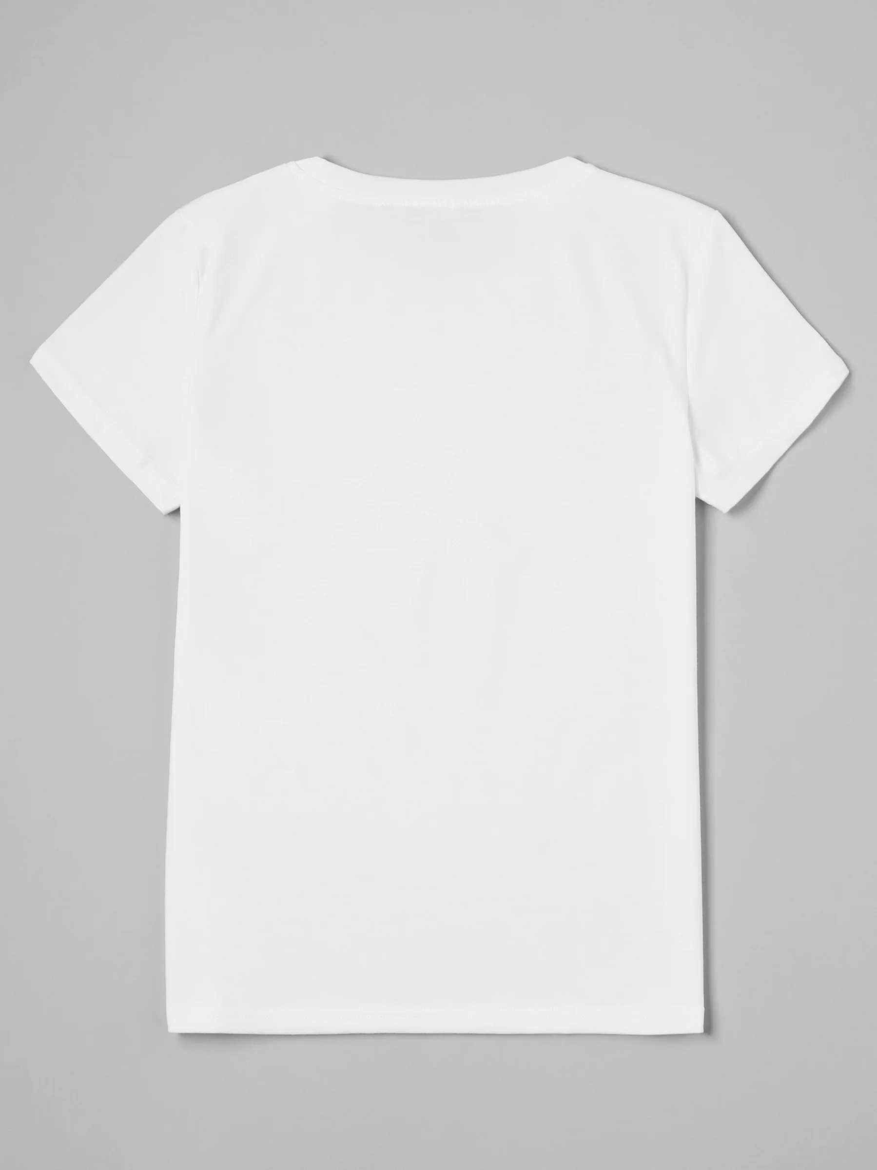 [Graphic Print T-shirt] Women's Portrait Graphic Print T-shirt - Short Sleeve Crew Neck Casual Top for Summer & Spring