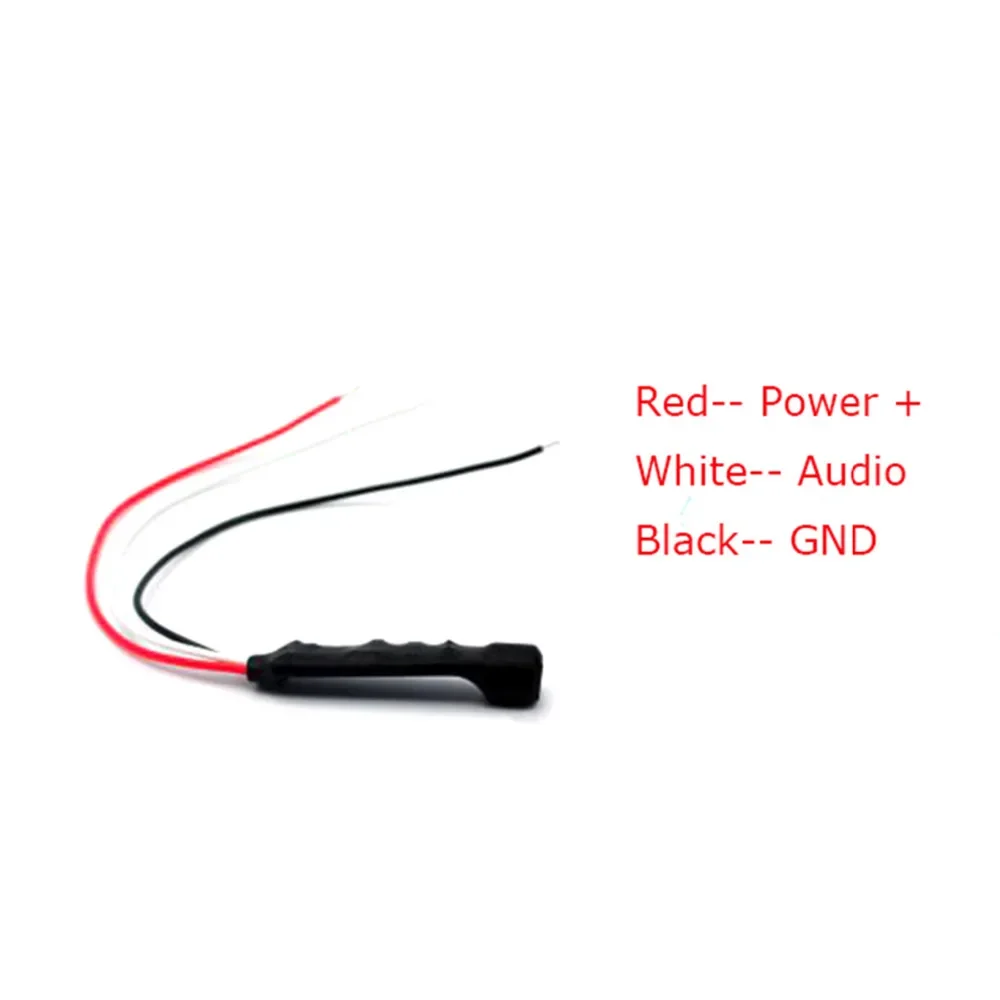 ESCAM Mini Mic Sound Monitor dispositivo di prelievo Audio ad alta sensibilità 56db piccolo microfono per telecamera di sicurezza CCTV microfono CCTV