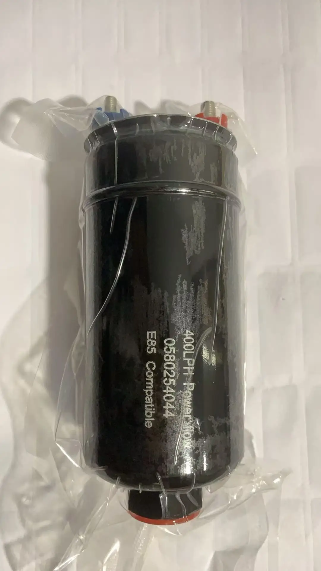 Free shipping New Quality high performance EFI 400LPH Inline External Fuel Pump 0580254044 0580 254 044 E85 Ethanol  Compatible