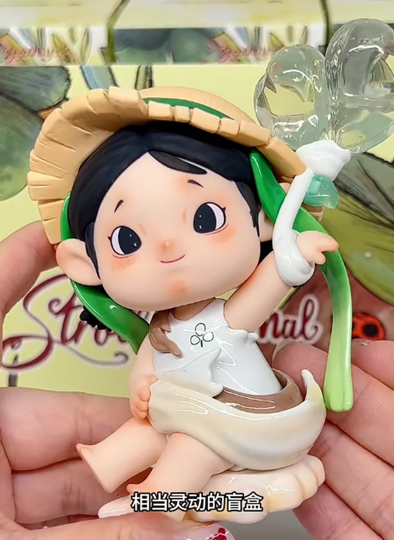 정품 헤이원 블랙 플레이 얀시 봄 나들이 정원 일기 시리즈 블라인드 박스 트렌디 수집용 피규어 인형 장식품