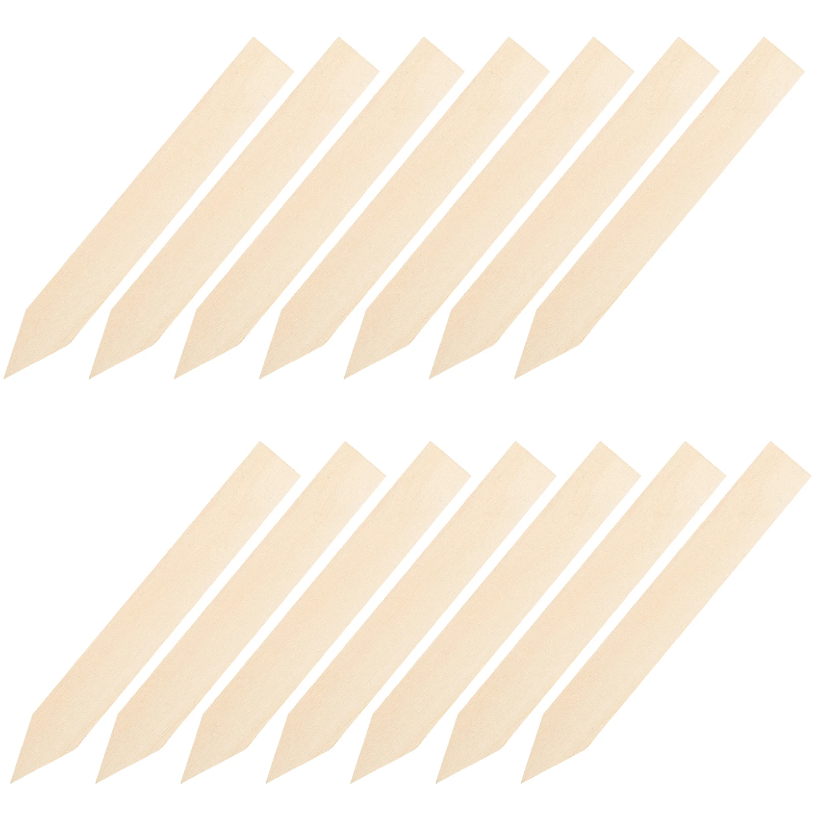 

50Pcs Wooden Plant Labels Premium Reusable Garden Markers for Flower Pots Greenhouse Nursery Outdoor Plant Identification