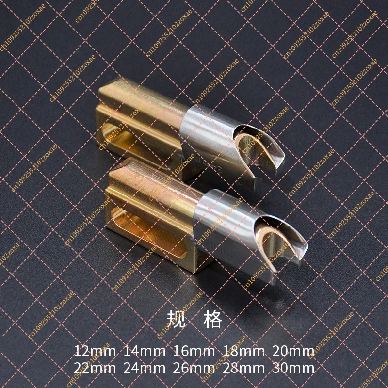AT-18C Binder for Small Cylinder Bed Machine, Fits Thin Leather & Plastic, DY138 Folder with Copper, Industrial Sewing Accessory