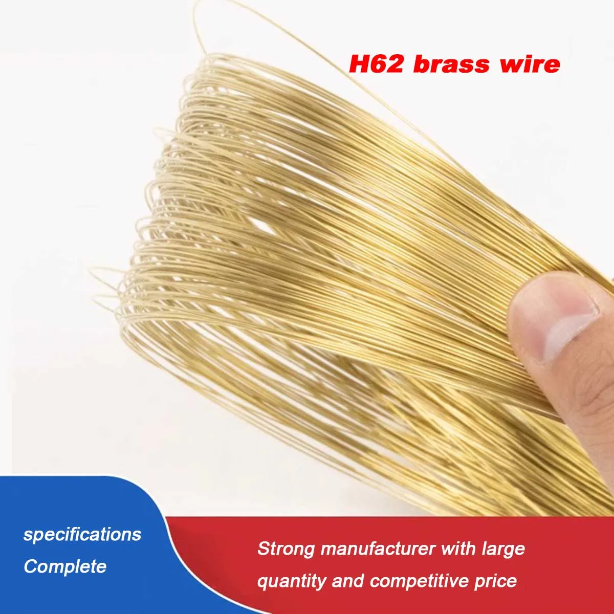 

DIY Copper Wire /H62 Brass Wire 0.3mm-3mm 1KG Round Wire Fine Round Rod