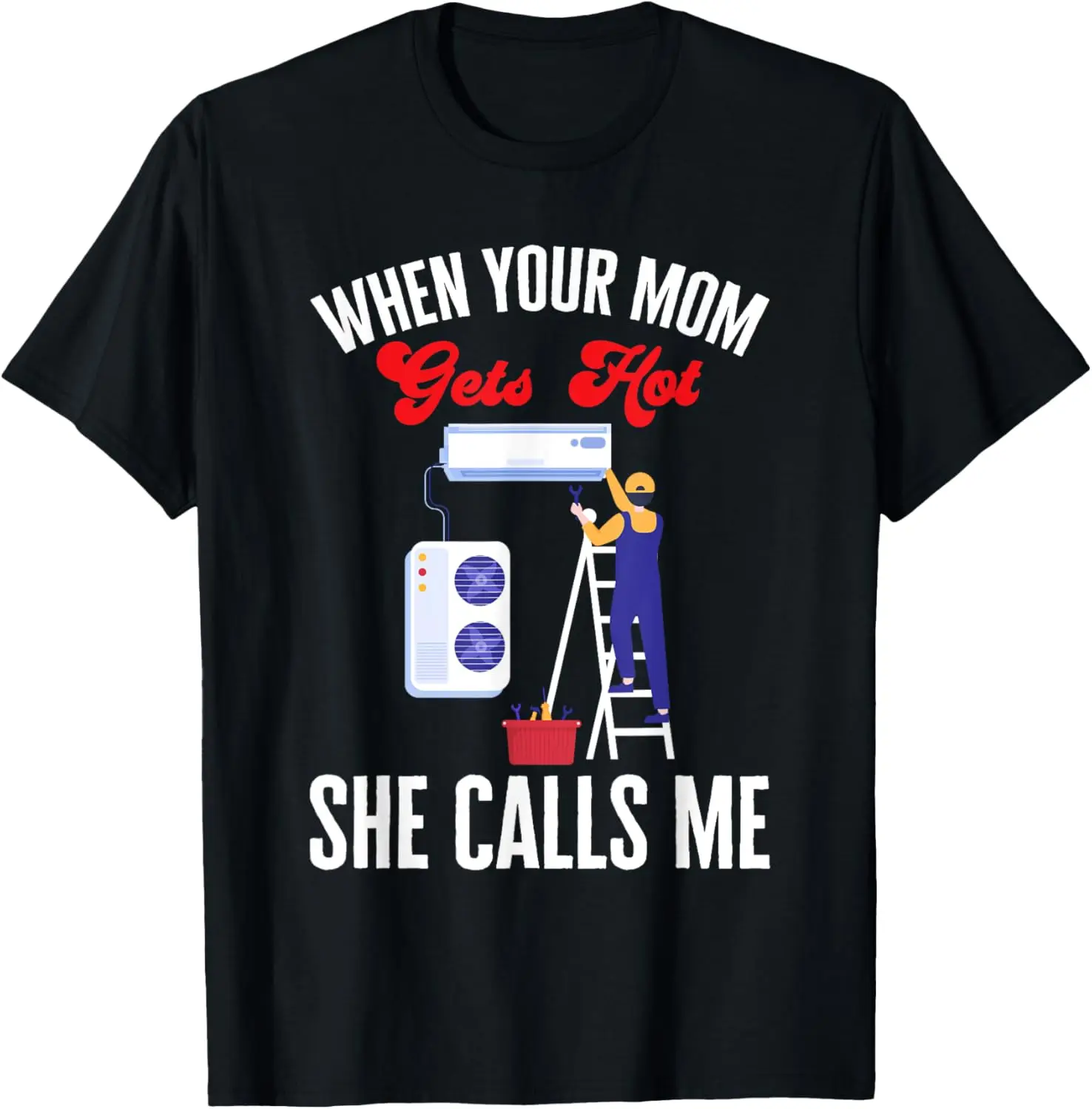 

Футболка HVAC Technician Mom Joke HVAC Tech