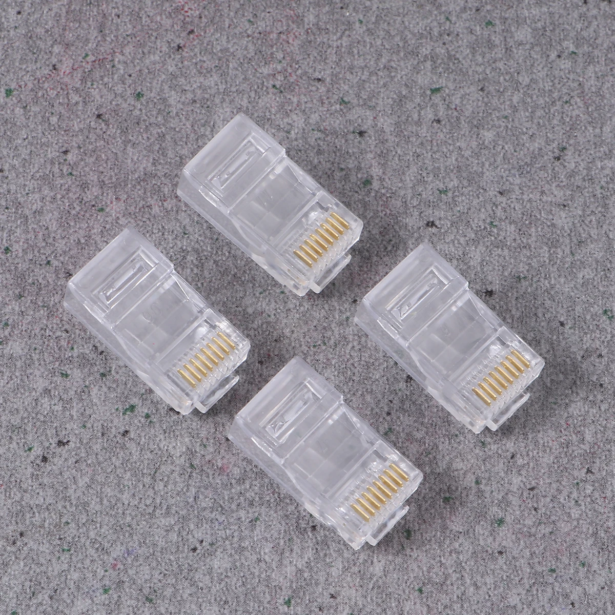 

1000 Pcs 8-core Plug Network Cable Cat5e Connector Pin COB Terminal