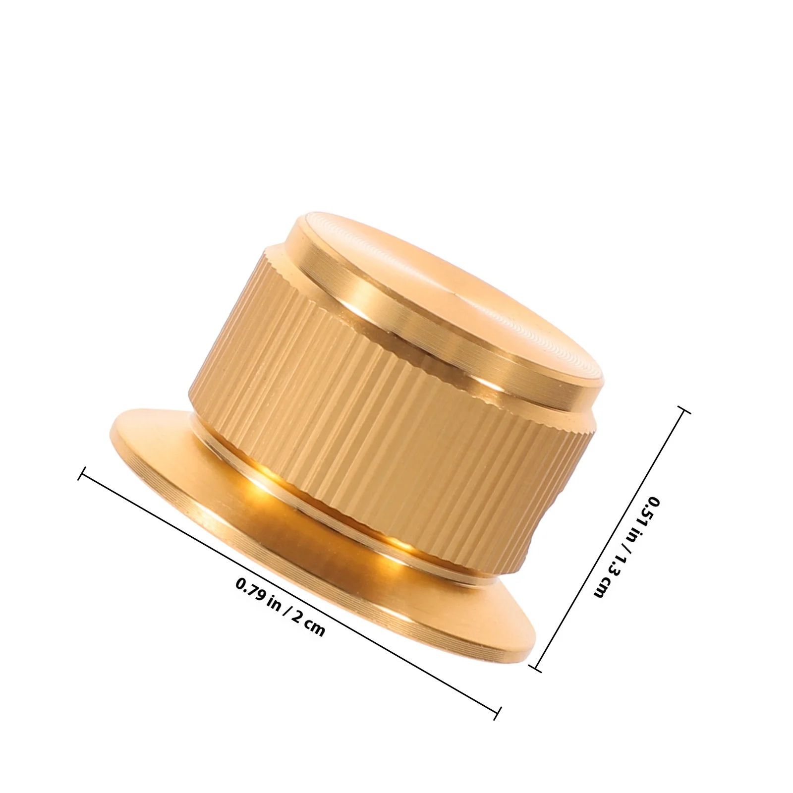 غطاء مقبض التحكم في مستوى الصوت من سبائك الألومنيوم لأنظمة الصوت المضخم، غطاء مقبض بديل معدني أنيق سهل التركيب #4